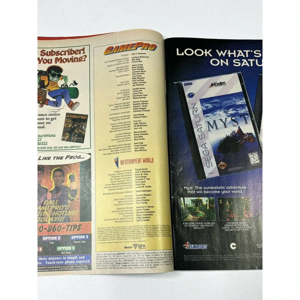 GamePro Magazine Issue August 1995 Vol 7 Issue 8 Tekken Virtua Fighter DKC2